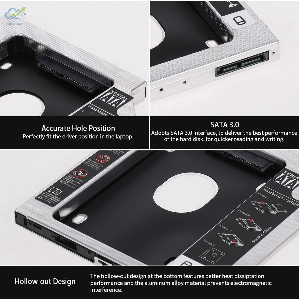 Ổ Cứng Sata3.0 2nd Hdd Caddy 9.5mm 2.5 Inch Ssd Hdd Cho Máy Tính | BigBuy360 - bigbuy360.vn