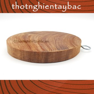 Thớt gỗ nghiến băm chặt độ bền cao đường kính 34-39cm, hạn chế nấm mốc, cong vênh, không lên mùn