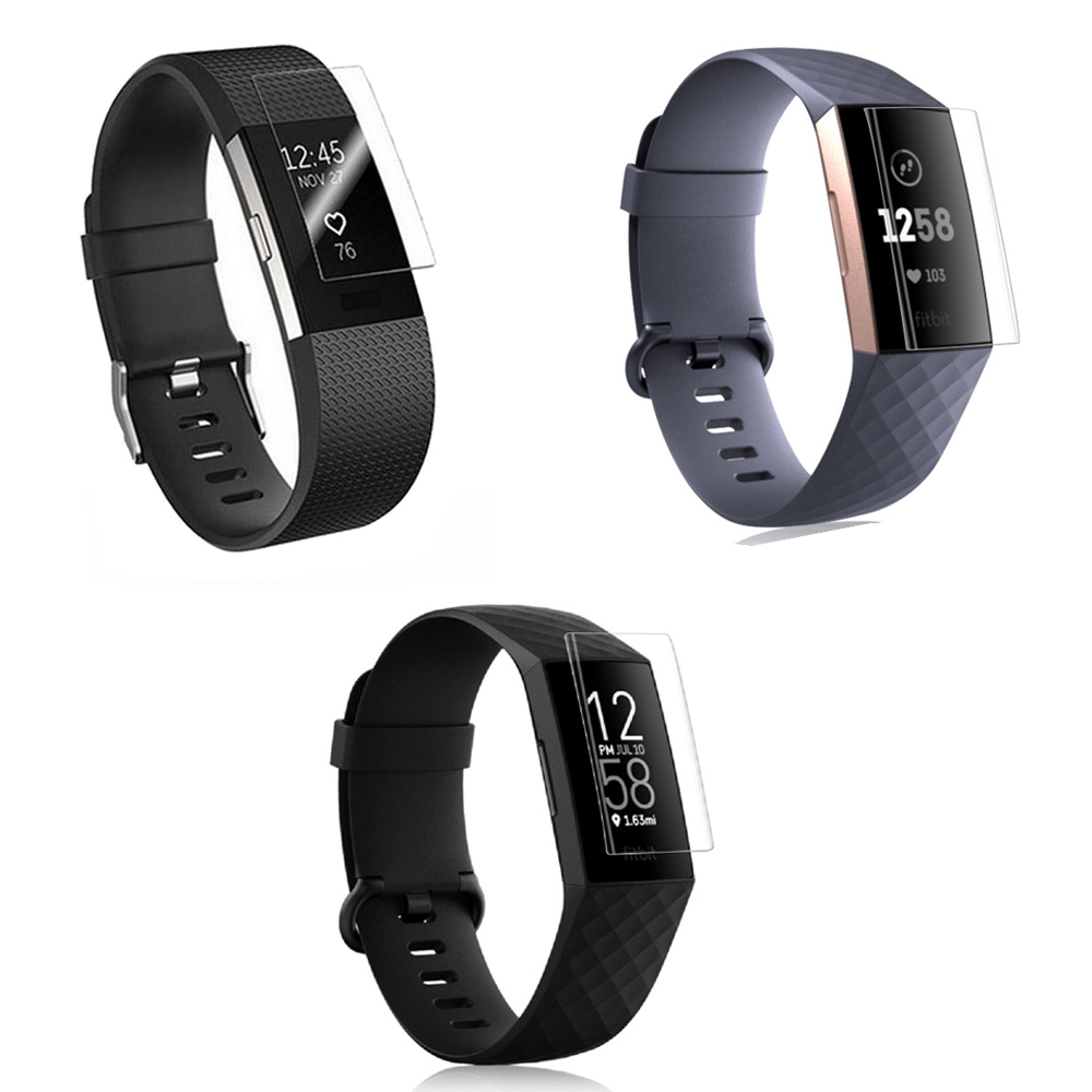 Miếng Dán Mềm Bảo Vệ Màn Hình Cho Fitbit Charge 2 3 4 5