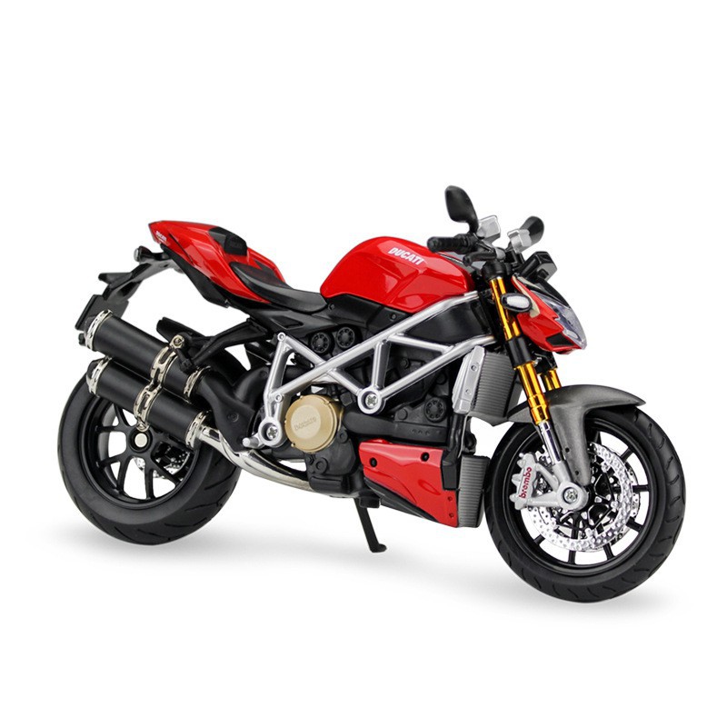 MÔ HÌNH XE MOTO Siêu xe Ducati mod Streetfighter S - MAISTO tỷ lệ 1:12