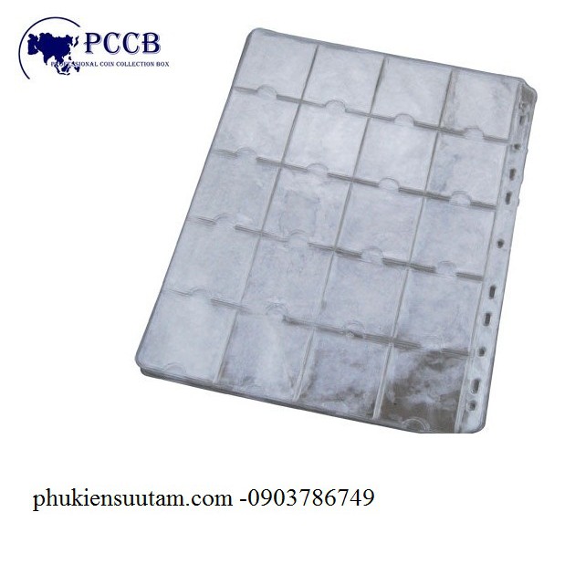 Phơi 20 Ngăn Trong Suốt Đựng Xu Dùng Holder - TMT Collection - PX20NH