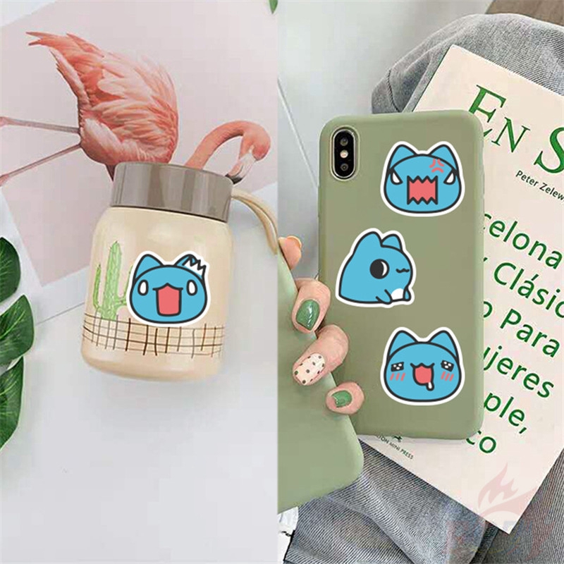 Bộ 40 miếng sticker in họa tiết mèo Capoo dùng cho tự trang trí