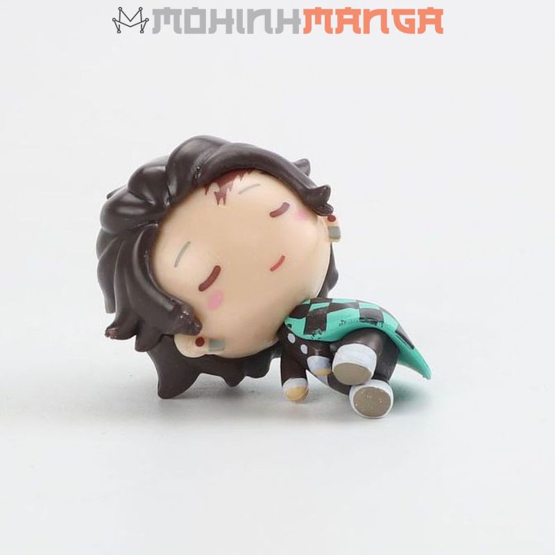 Mô hình Chibi Kimetsu No Yaiba Đang ngủ Thanh gươm diệt quỷ Tanjiro Nezuko Zenitsu Inosuke Rengoku Demon Slayer chibi