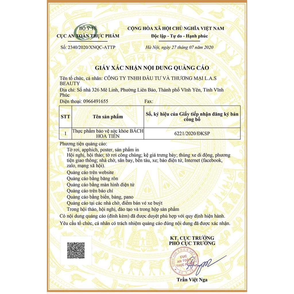 [CHÍNH HÃNG] Bách Hoa Tiên - Hỗ Trợ Chống Lão Hóa, Đẹp Da, Giúp Da Sáng Mịn, Tăng Cường Nội Tiết Tố và Sinh Lý Phái Nữ | BigBuy360 - bigbuy360.vn