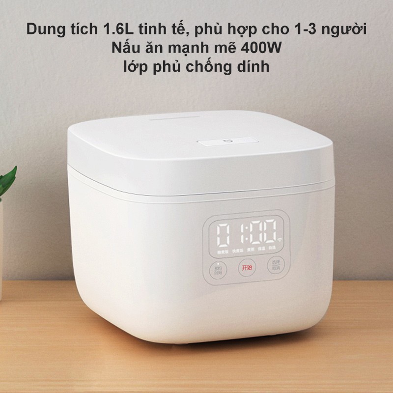 Nồi Cơm Điện Xiaomi 1.6L 2-8 bát cơm Sơn chống dính Daikin PFA