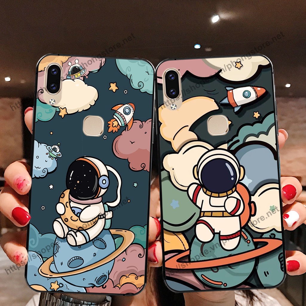 Ốp lưng Vivo V11 / V11i / Y85 / V9 / Y91 / Y95 vũ trụ phi hành gia cực hot siêu cute-rẻ-bền