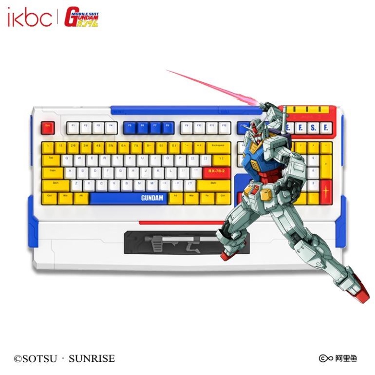 Bàn phím cơ cao cấp loại có dây không dây Bluetooth Lohia chính hãng blue red yellow switch giá rẻ IKBC Gundam G524