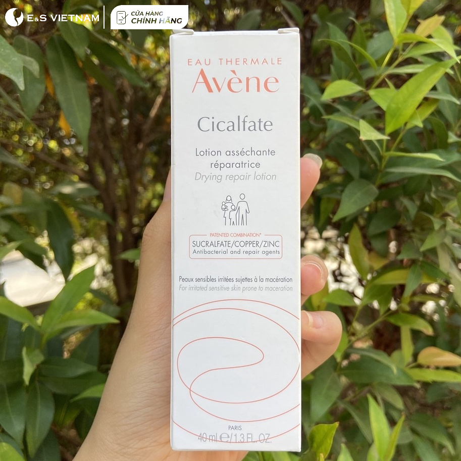 Lotion Cấp Ẩm cho Bé Chân Tay Miệng Avene Cicalfate Chống khuẩn - Cải thiện tình trạng Chân Tay Miệng ở trẻ