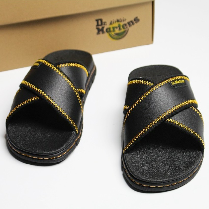 Dép Nam Dr Martens Athens Thong Chính Hãng Nhập ThaiLand, Dép Quai Ngang Da Bò Đế Doctor Fullbox 65Dr8