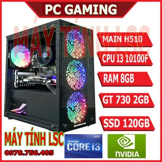 [Mã ELHASALE1TR giảm 5% đơn 3TR] PC Gaming H510 I3 10100F / RAM 8GB / VGA 2GB mới 100%