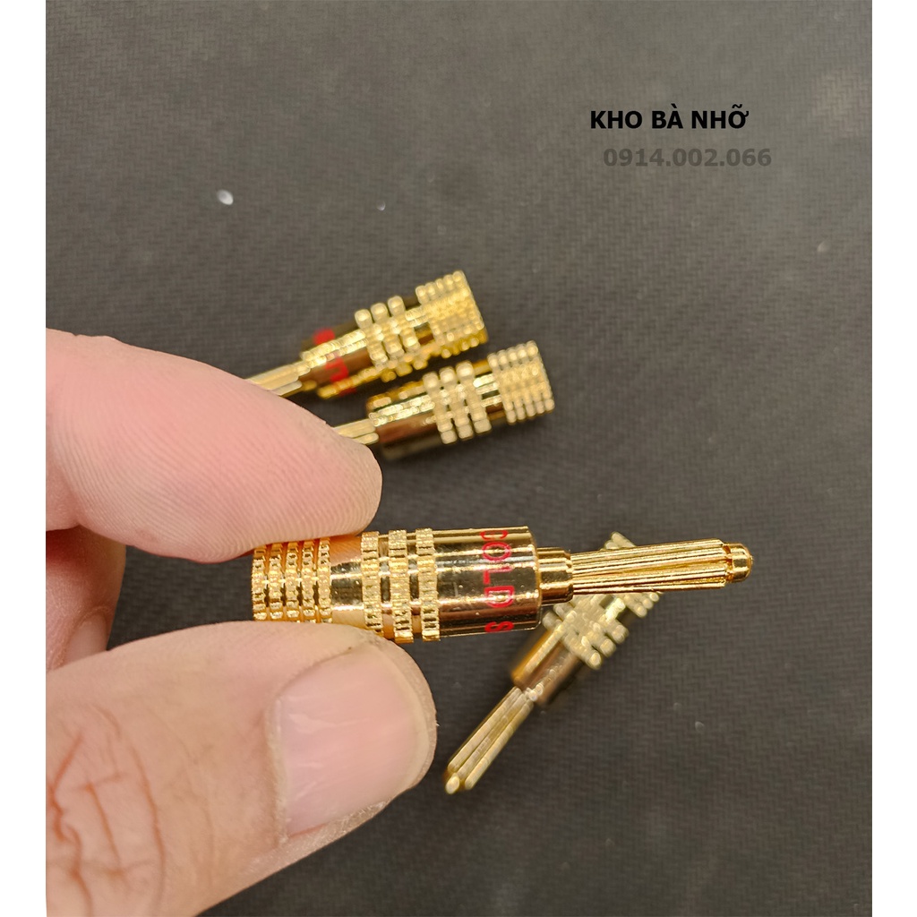 Giắc loa bắp chuối đồng xịn.