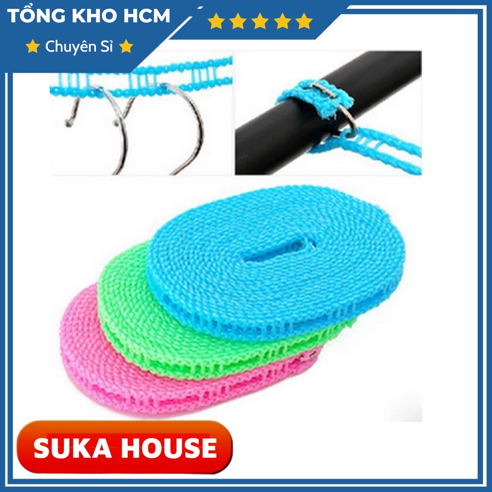 Dây Phơi Đồ Thông Minh Chắc Chắn Dài 5m SUKAHOUSE H180