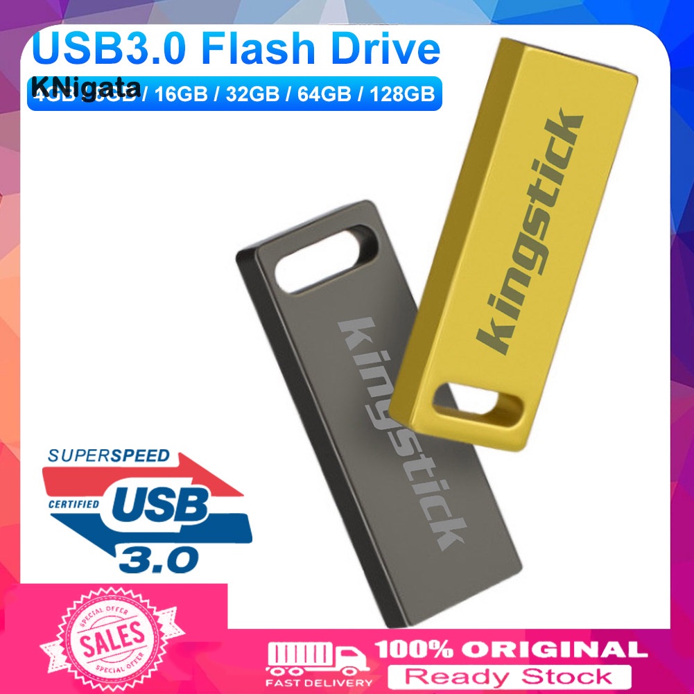 Ổ Đĩa Usb 3.0 4-128gb King-Stick Chất Liệu Kim Loại