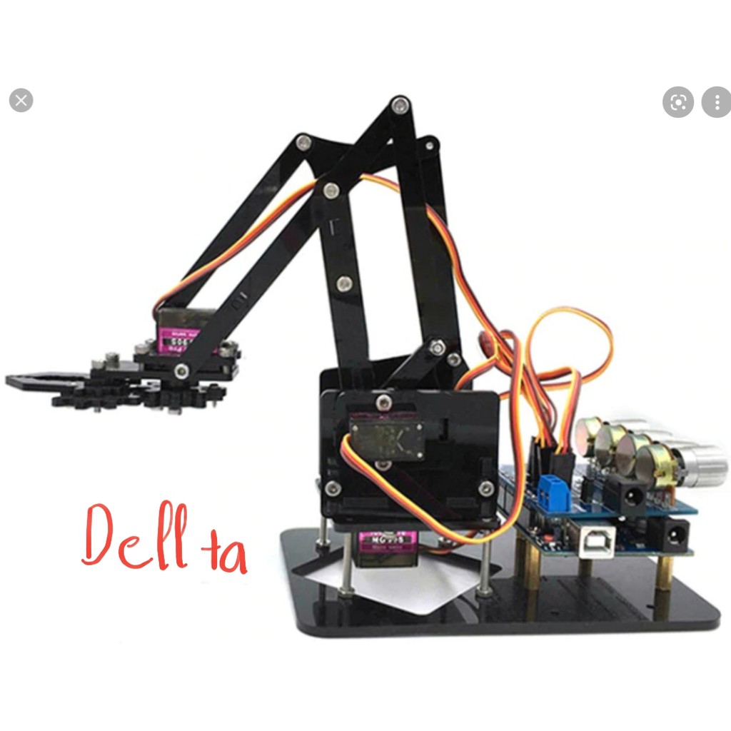 Đồ chơi cánh tay robot, đồ chơi cho trẻ, học lập trình arduino, đồ chơi thông minh cho trẻ khám phá khoa học