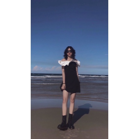 🌿 VÁY TRỄ VAI NGỰC BỒNG UV 🌿 ĐẦM HỞ VAI DỄ THƯƠNG 🍑