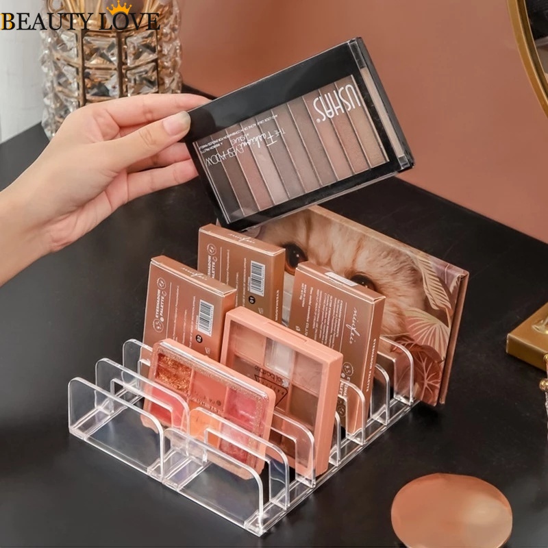 Hộp Nhựa Acrylic 7 Ngăn Trong Suốt Nhiều Tầng Đựng Đồ Trang Điểm Đa Năng Ốp