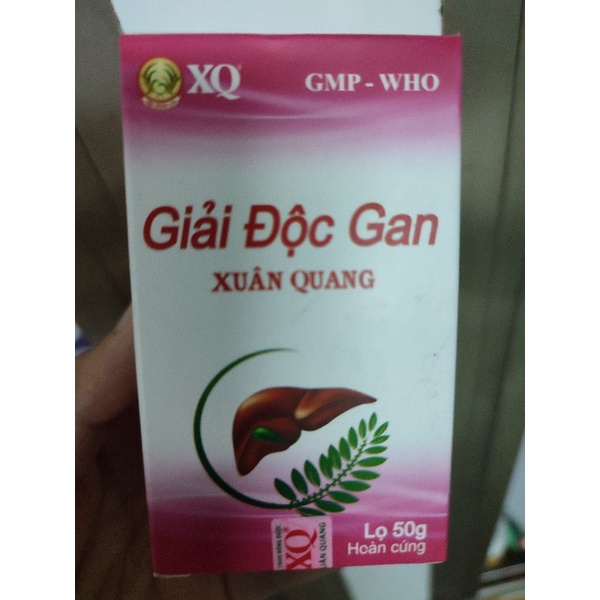 Giải độc gan Xuân Quang, lọ hoàn cứng 50g
