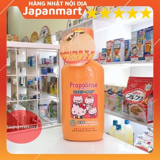 [FREESHIP] Nước súc miệng Propolinse Hello Kitty 400ml cho bé Nội Địa Nhật Bản Giúp Bé Chống Viêm Lợi, Chống Sâu Răng