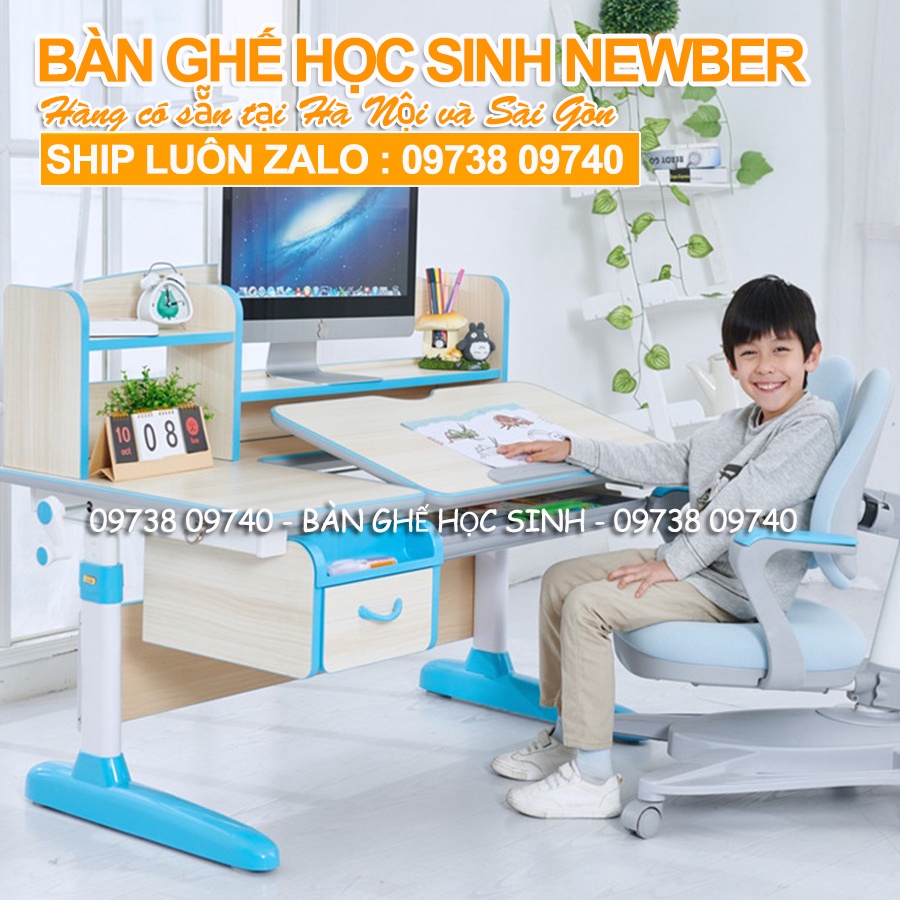 Bộ Bàn ghế Học Thông Minh Chống Gù Chống Cận ROYAL NEWBER 570-120 (GHẾ CHỐNG GÙ BẢN NÂNG CẤP MỚI NHẤT HIỆN NAY)