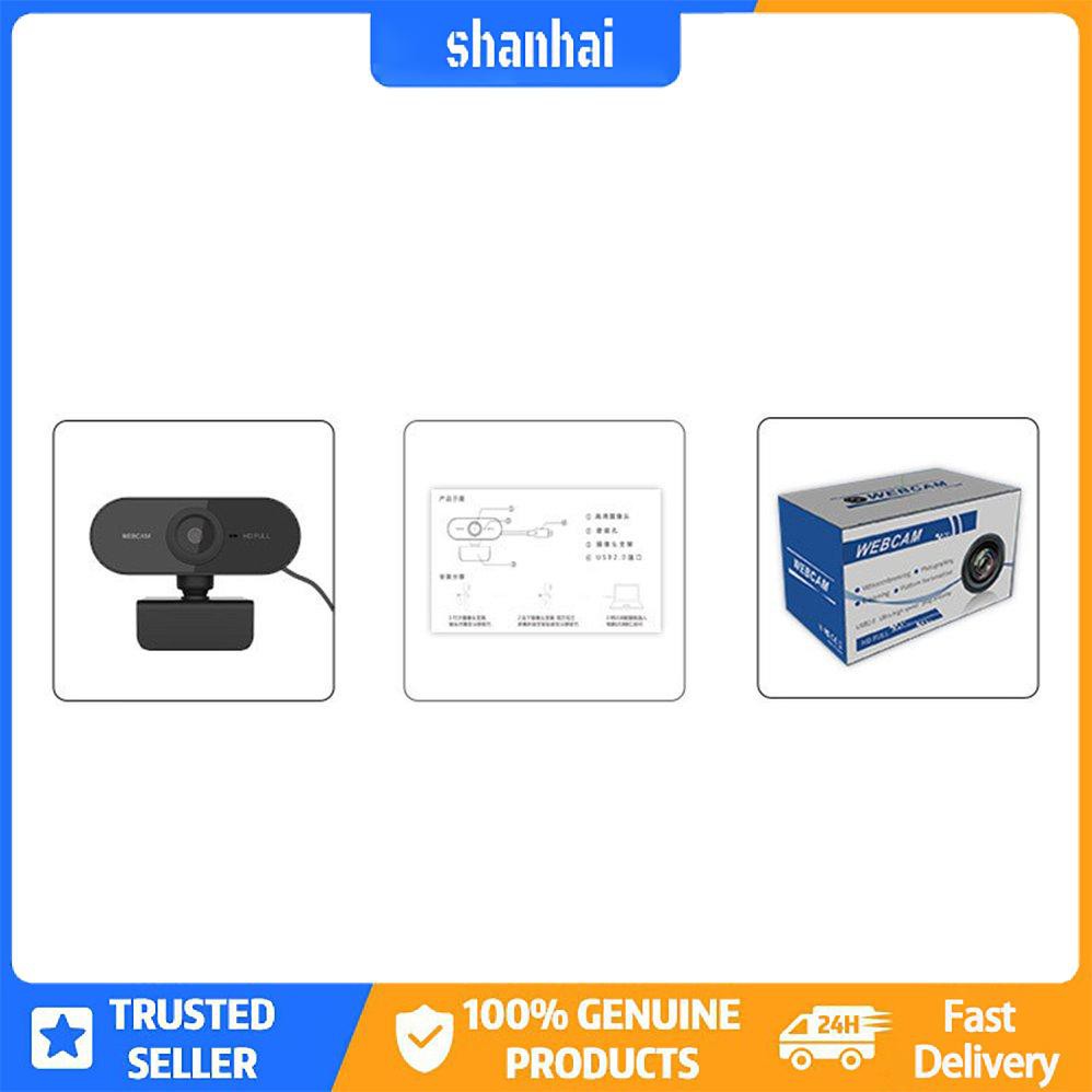 Webcam 1080P PC Mini USB 2.0 Máy ảnh Web với Micrô USB Máy tính Camera | BigBuy360 - bigbuy360.vn