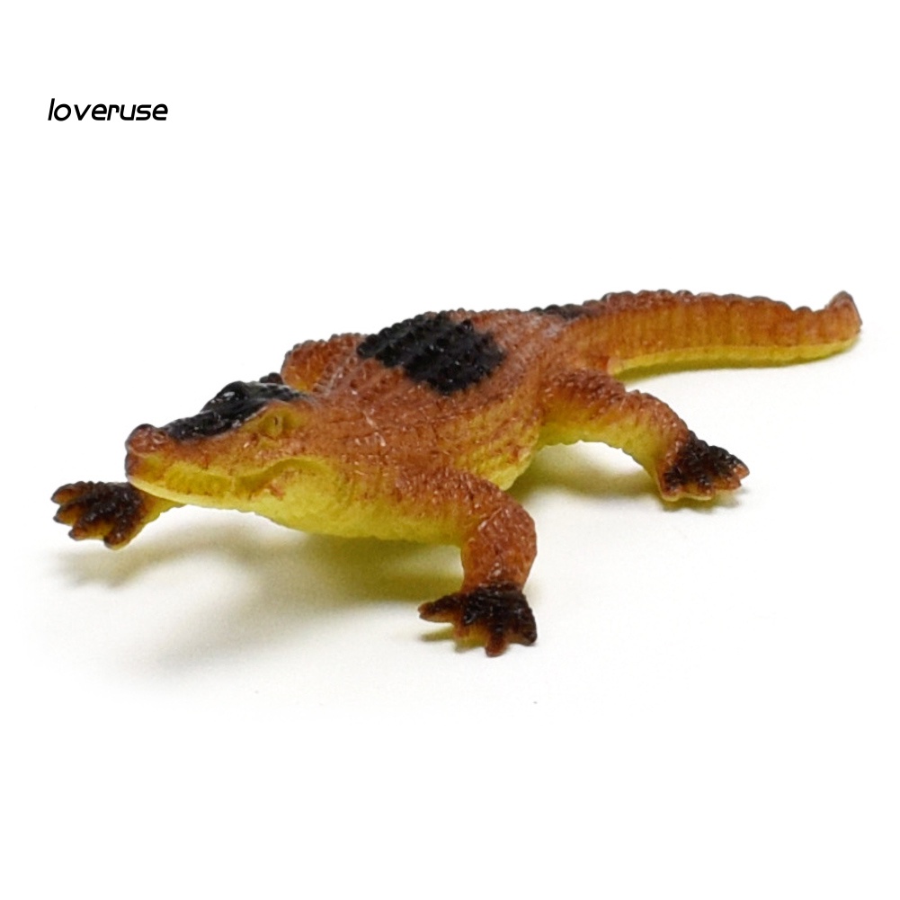 Set 12 mô hình cá sấu đồ chơi bằng nhựa PVC cho bé