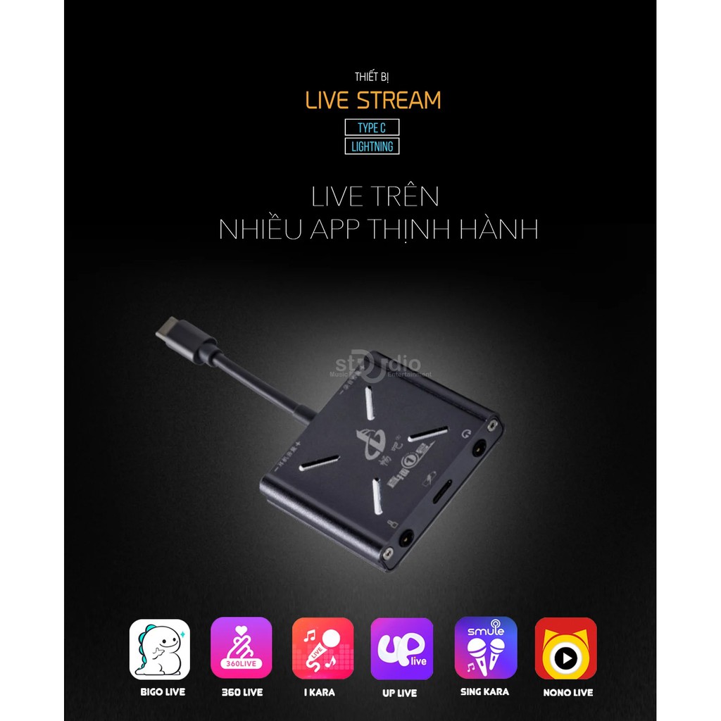 Dây livestream Type C - Dây livestream hai chiều PK