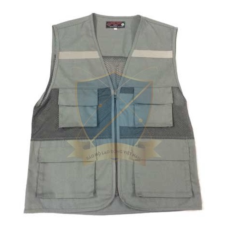 Áo gile bảo hộ 4 túi hộp các màu phản quang