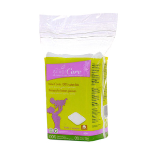 Bông cotton/tẩy trang hữu cơ Silvercare 60-80 miếng