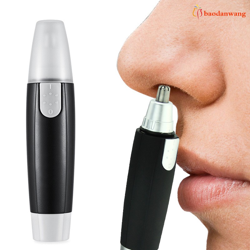 Tông đơ tỉa lông mũi 13.5cm dùng pin AA đa năng tiện dụng cho nam và nữ