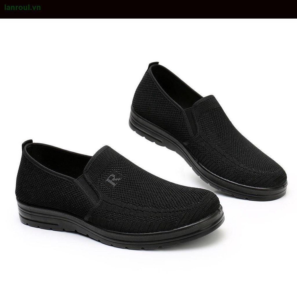 Giày Vải Đế Mềm Thoáng Khí Size Lớn 48 Size 47 46 Size 45 Dành Cho Nam Trung Niên