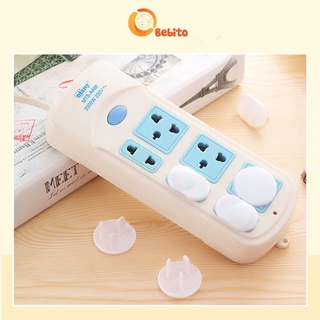 Bịt ổ điện an toàn - Bịt Ổ Điện 2 Chân Chất Liệu Nhựa ABS Chịu Nhiệt Độ Cao Chống Giật, Nhỏ Gọn Chắc Chắn Bảo Vệ Bé