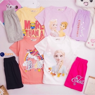 Bộ cotton hm cho bé gái 4-14 tuổi