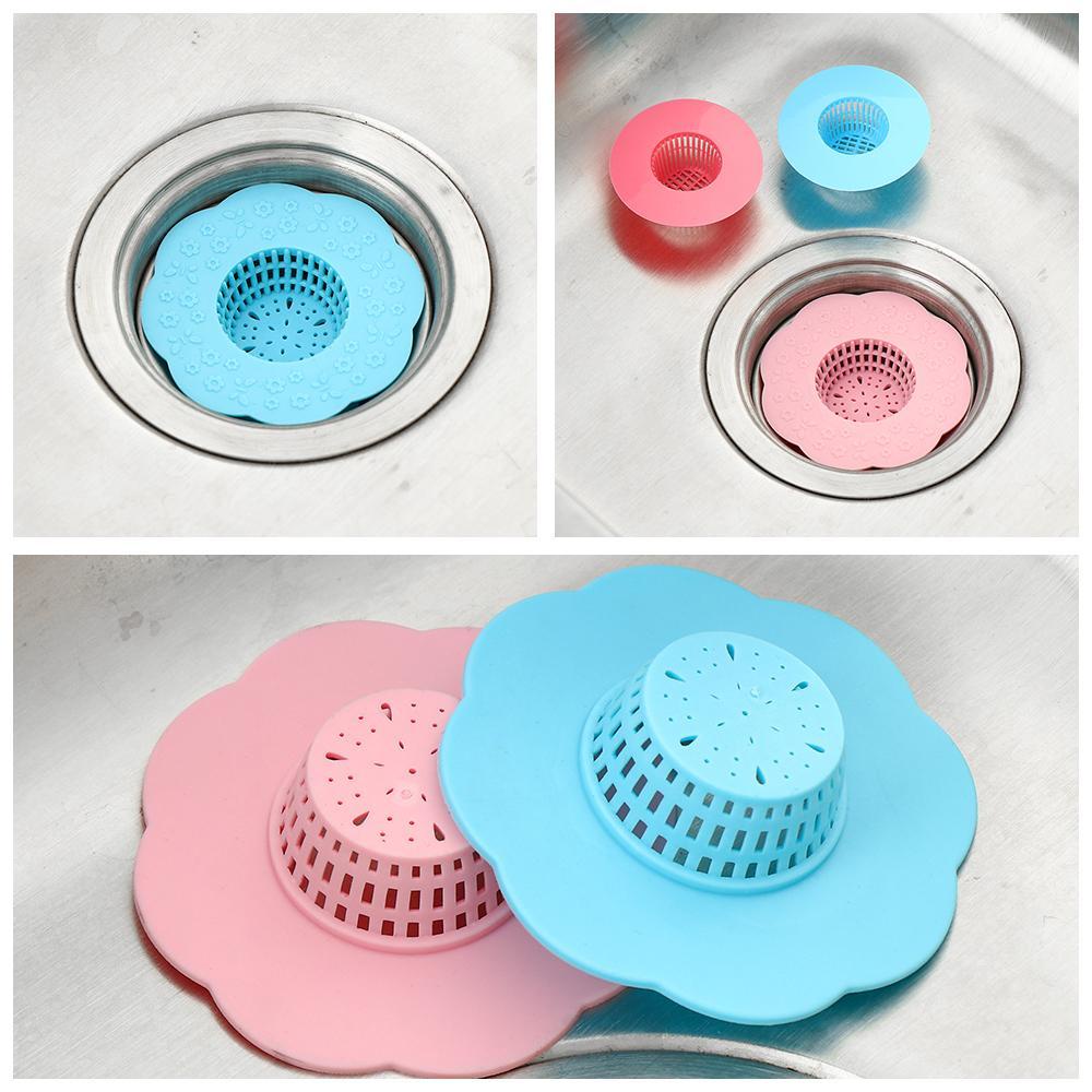 Set 2 / 6 Lưới Lọc Rác Bồn Rửa Chén Chống Tắc Nghẽn Tiện Dụng