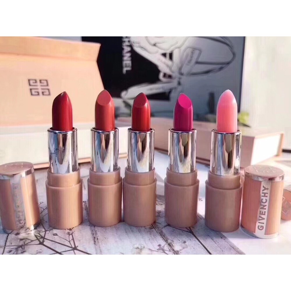 [Hàng mới về] Set 5 son môi Givenchy  nhiều màu sắc thời trang | BigBuy360 - bigbuy360.vn