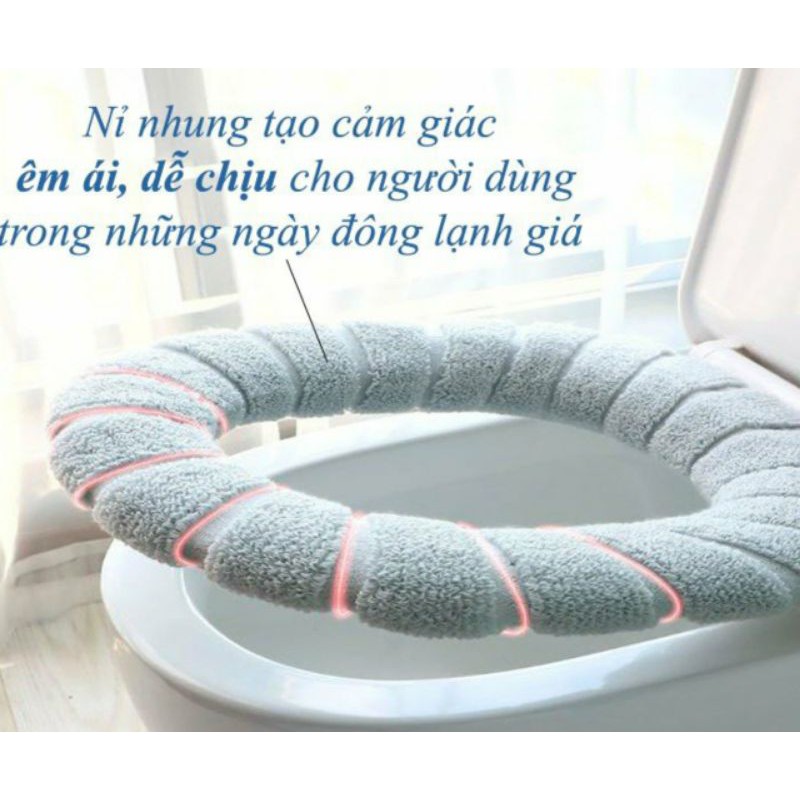 Tấm lót nỉ bồn cầu