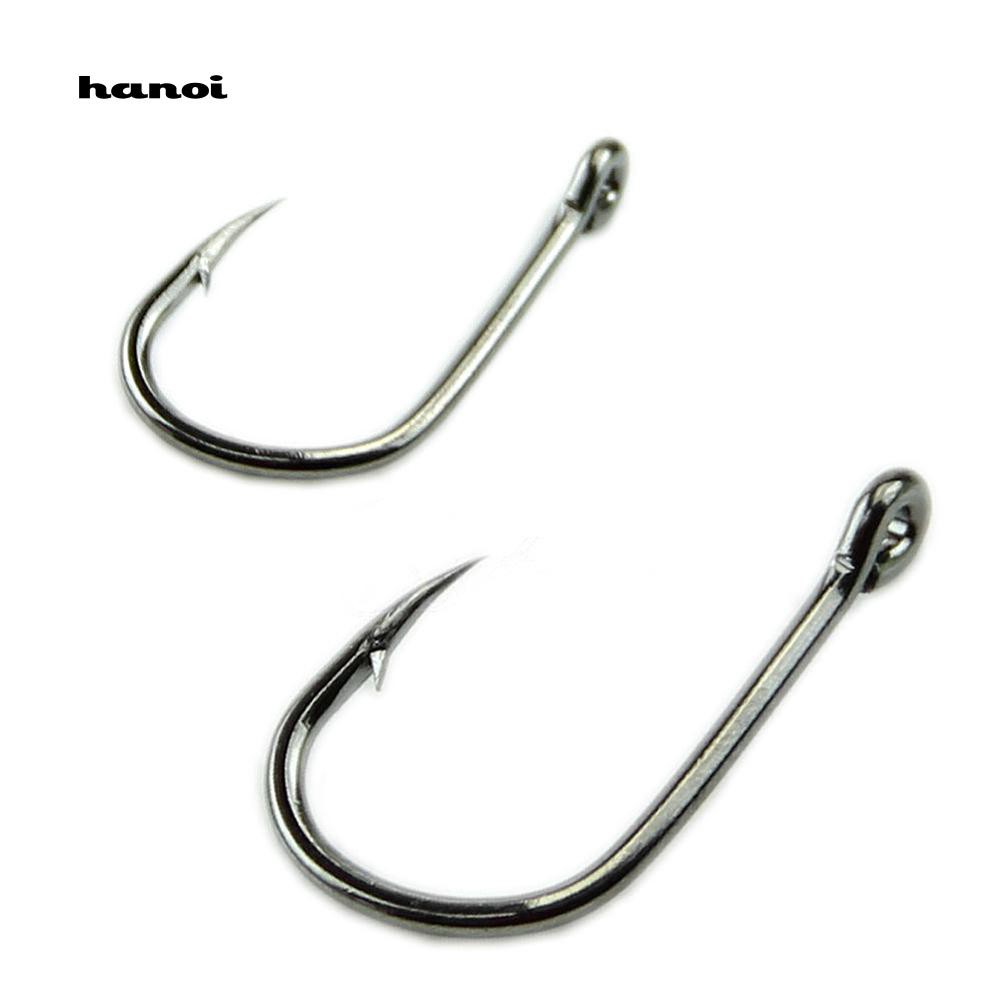 Hộp 500 lưỡi câu bằng thép cacbon 10 kích cỡ tiện dụng cho dân câu cá