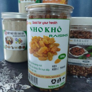Nho vàng sấy Chile 500gr