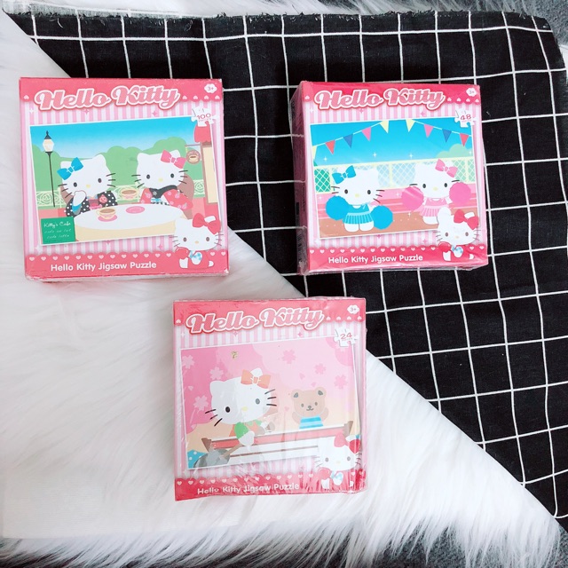 Bảng ráp hình chính hãng Hello Kitty
