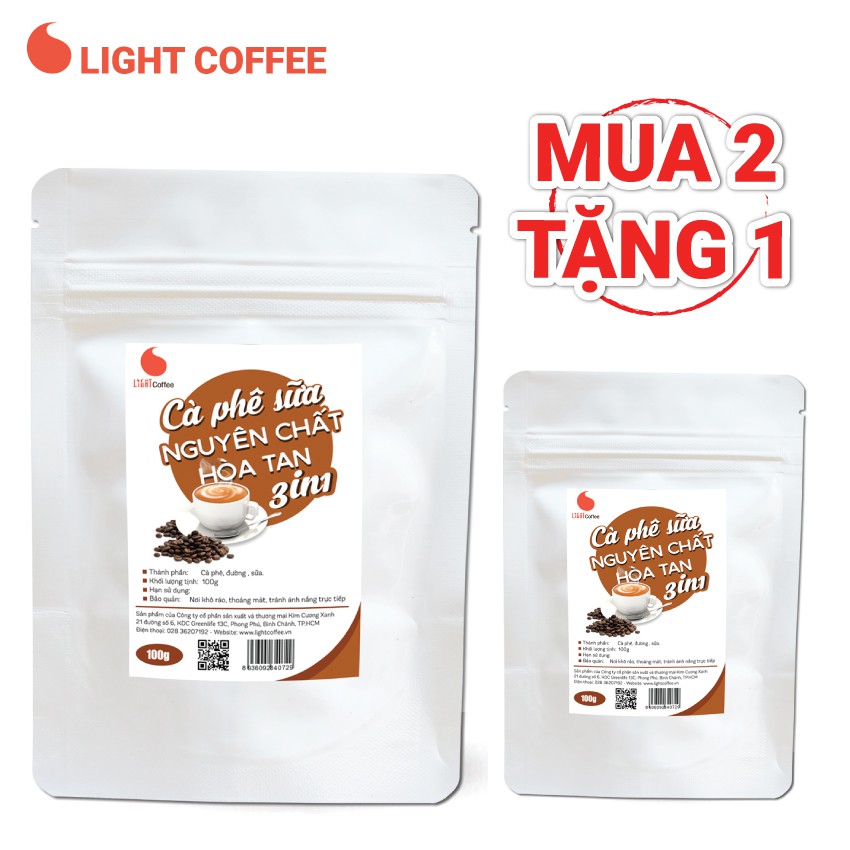 Cà Phê sữa Light Coffee 3in1 100g