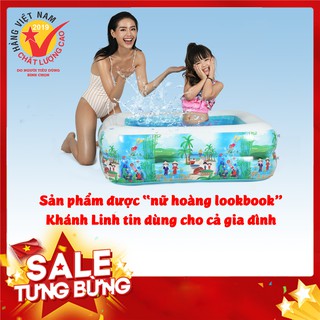 [NHẬP MÃ BIGFUN10 GIẢM 10K] PHAO BƠI, BỂ BƠI CHO BÉ 1M2 HÀNG VIỆT NAM SIÊU DẦY KÈM MIẾNG VÁ CHUYÊN DỤNG