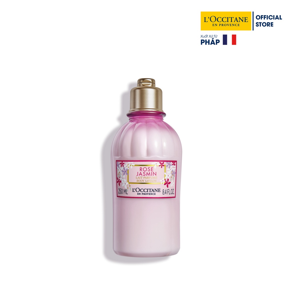 Sữa Dưỡng Thể Hương Hoa Hồng &amp; Hoa Lài Roses &amp; Jasmine Body Lotion 250ml L'Occitane