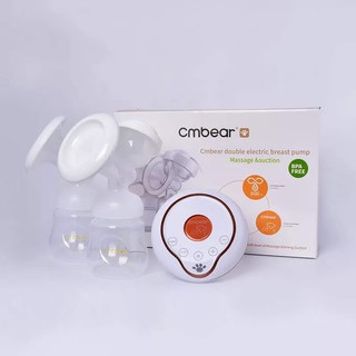 Máy hút sữa diện đôi CMBear - Tặng 10 túi trữ sữa