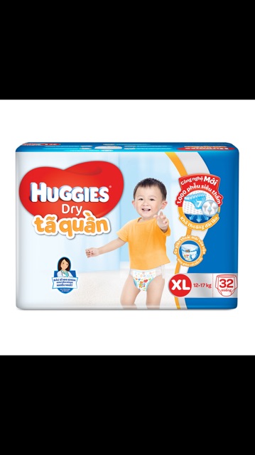 Tã quần Huggies size M/40; L/36; XL/32; XXL/28