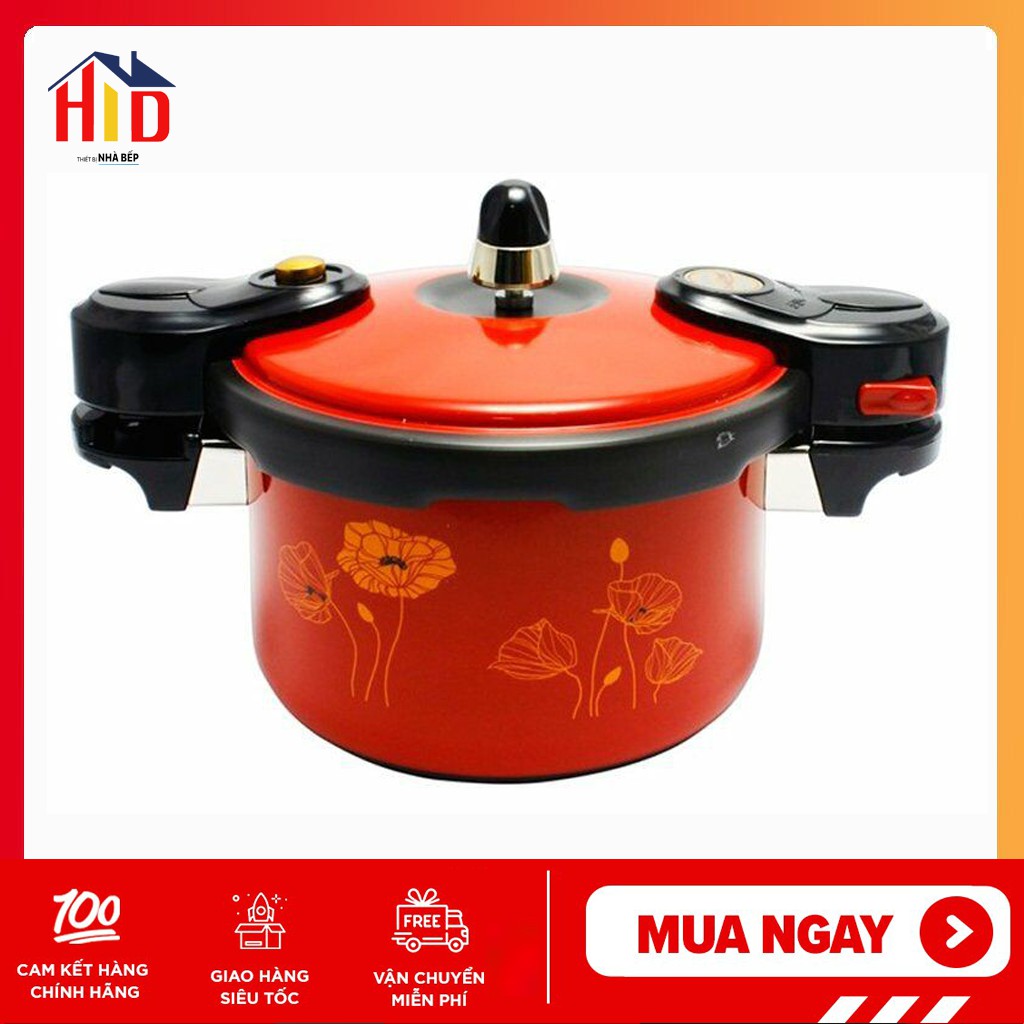 Nồi áp suất Tiross Living Cook Korea PS-25 2,5L (Đỏ)