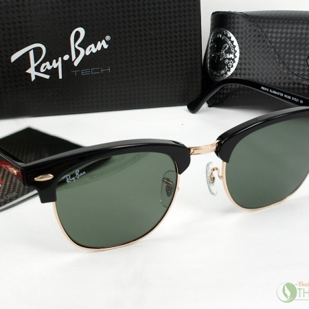 Kính RB clubmaster hàng cao cấp mắt thủy tinh chống uv chống vỡ chống xước chất liệu tốt fullbox phụ kiện khăn thẻ hãng | BigBuy360 - bigbuy360.vn