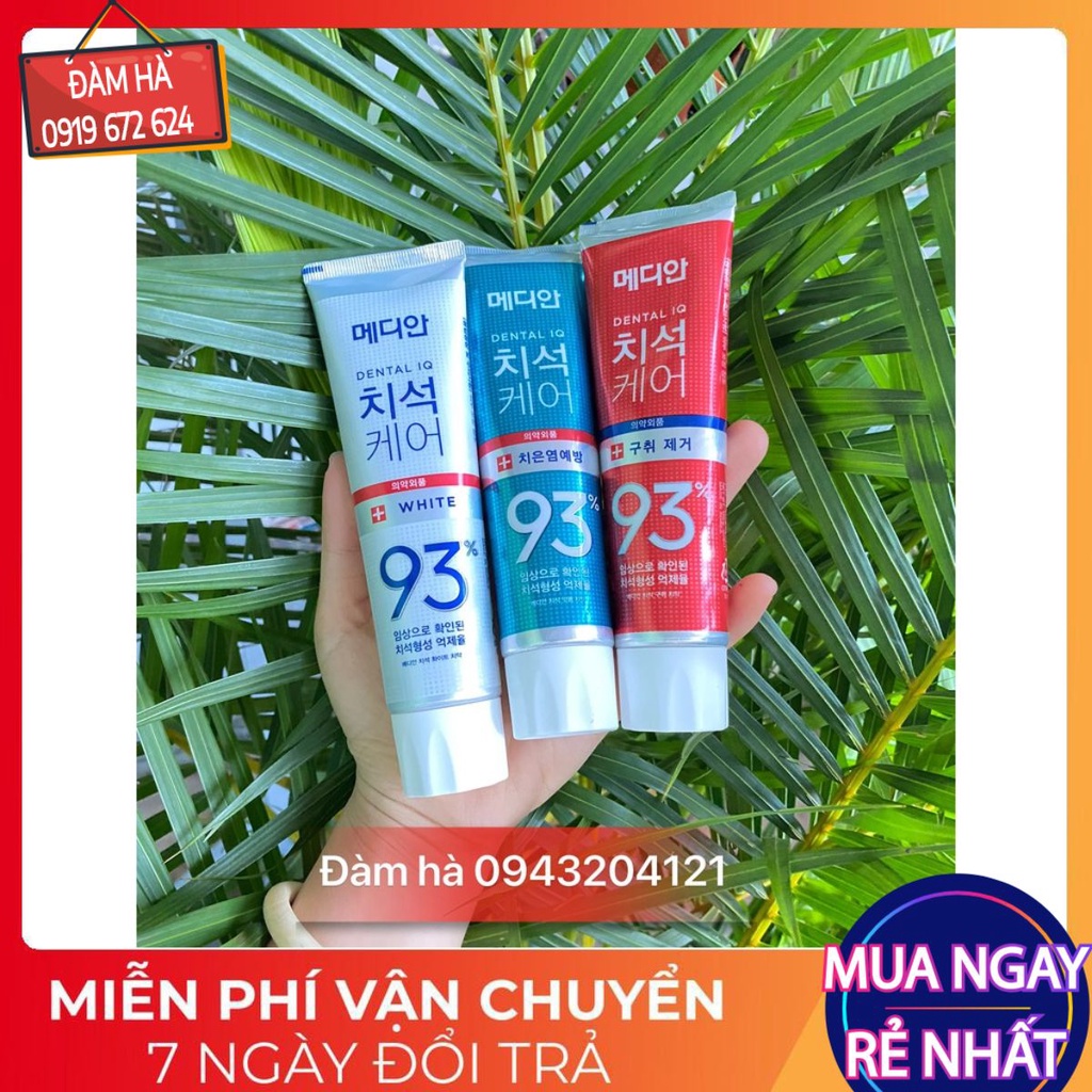 Kem đánh răng MEDIAN Dental IQ Toothpaste 93% Hàn