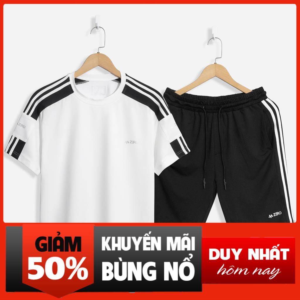 Bộ Quần Áo Nam Thể Thao Viền Tay Cao Cấp thời Trang ZERO New