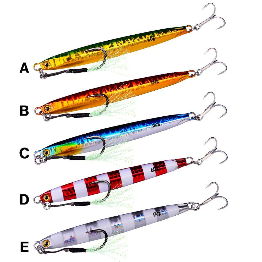 Mồi Câu Cá Giả Bằng Kim Loại Gắn Móc Đôi 40G 105mm Chuyên Dụng