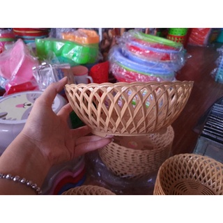 RỔ NHỰA GIẢ MÂY TRE
