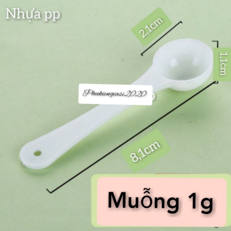 Muỗng đong định lượng, khi làm bánh, múc bột, múc kem trong spa